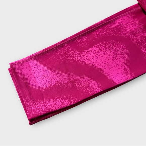 Gymshark Power Full Length All In One Jumpsuit Pink Print Size M Seamless Fit - Picture 9 of 11